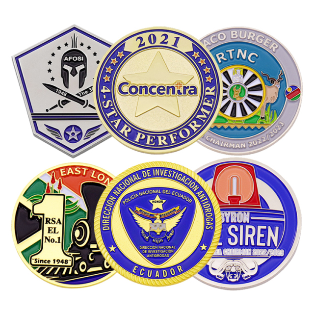Custom Enamel Challenge Coins | Logo Commemorative Coins