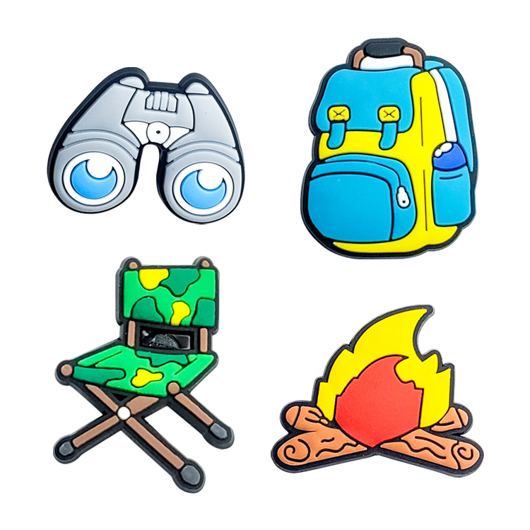 Custom PVC Patches | Outdoor Camping Icon Patches