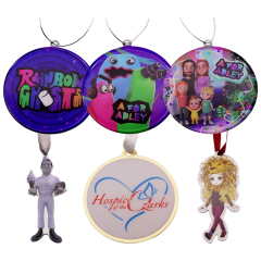 Custom Printed Medals | Full Color Character Medals