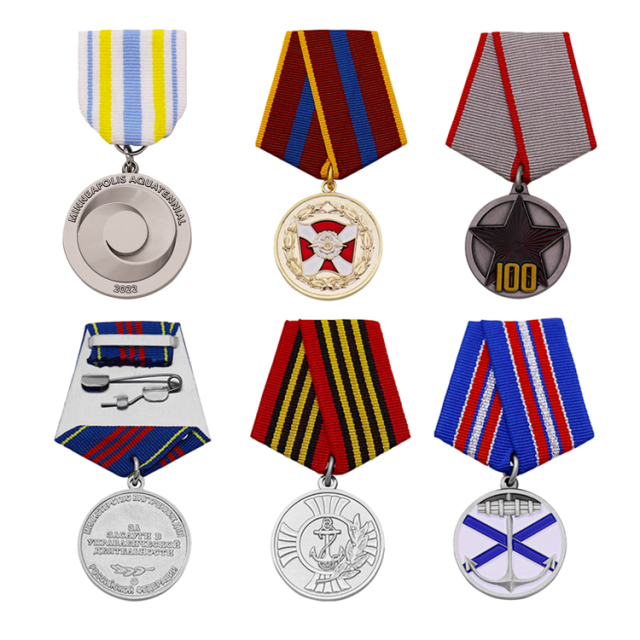 Custom Military Medals | Short Ribbon Service Award Medals