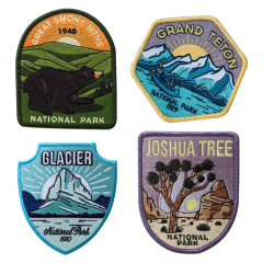 Custom Embroidery Patches | Mixed Logo Badge Patches