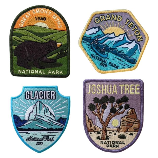 Custom Embroidery Patches | Mixed Logo Badge Patches