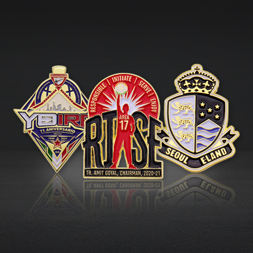 Custom Lapel Pins with Colorful Logo & Souvenir Designs