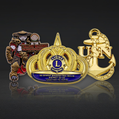Custom Soft Enamel & 3D Lapel Pins | Military Commemorative Badges