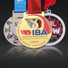 Custom Sports Medals | Boxing Tournament Logo Medals