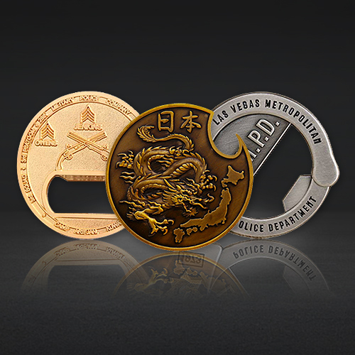 Custom Multifunctional Challenge Coins | Bottle Opener Coins