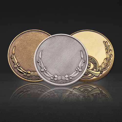 Custom Antique Challenge Coin Blanks | Gold Silver & Copper Coins