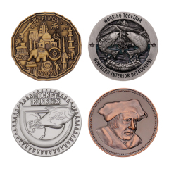 Custom Military Enamel Challenge Coins | Service Honor Emblem Coins