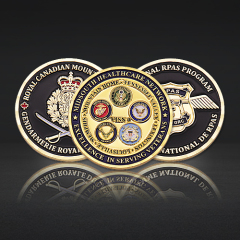 Custom Military Enamel Challenge Coins | Service Honor Emblem Coins