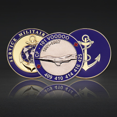 Custom Military Enamel Challenge Coins | Naval Air Service Coins