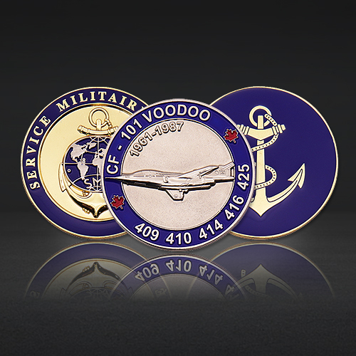 Custom Military Enamel Challenge Coins | Naval Air Service Coins
