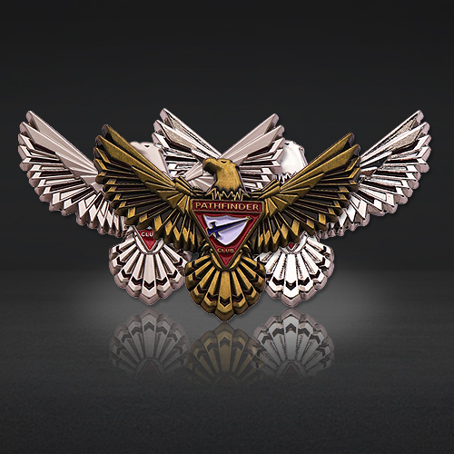 Custom 3D Lapel Pins | Eagle Commemorative Anniversary Badges