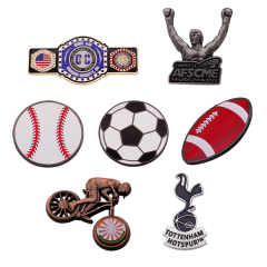 Custom 3D Lapel Pins | Pirate Antique Copper Commemorative Pins