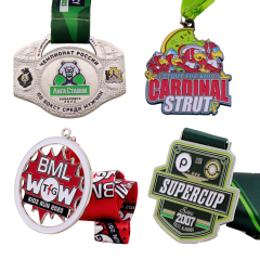 Custom Sports Medals | Gold Plated Hollow-Out Champion Medals