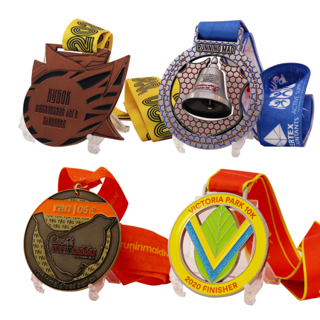 Custom Sports Medals | Gold Plated Hollow-Out Champion Medals
