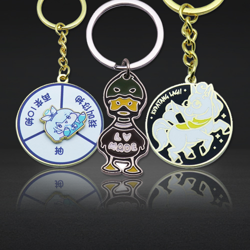 Custom Hard Enamel Keychains | Cute Character Charm Keychains