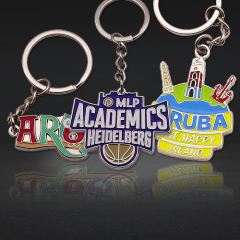 Custom Soft Enamel Keychains | Travel Destination Logo Keychains