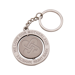 Custom Multifunctional Keychains | Rotatable Logo Charm Keychains