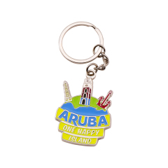Custom Soft Enamel Keychains | Travel Destination Logo Keychains
