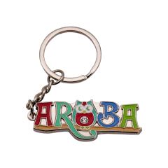 Custom Soft Enamel Keychains | Travel Destination Logo Keychains