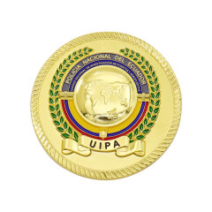 Custom Military Enamel Challenge Coins | National Service Badge Coins
