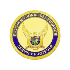 Custom Military Enamel Challenge Coins | National Service Badge Coins