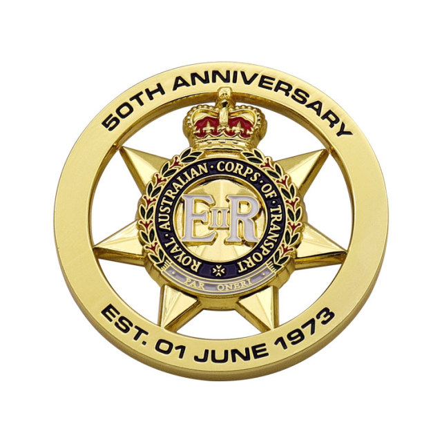 Custom Military Enamel Challenge Coins | Anniversary Emblem Coins
