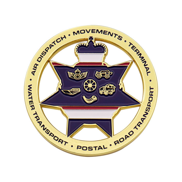 Custom Military Enamel Challenge Coins | Anniversary Emblem Coins