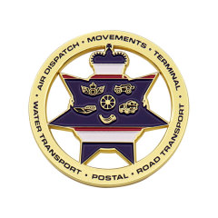 Custom Military Enamel Challenge Coins | Anniversary Emblem Coins