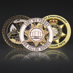 Custom Military Enamel Challenge Coins | Anniversary Emblem Coins