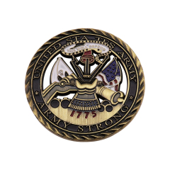 Custom Military Enamel Challenge Coins | Anniversary Emblem Coins