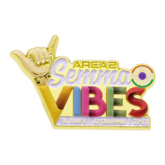 Custom Printing Lapel Pins with Colorful Logo, Number & Letter Designs