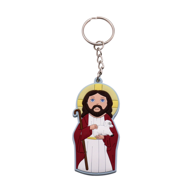 Custom PVC Keychains | Religious Character Pendant Keychains