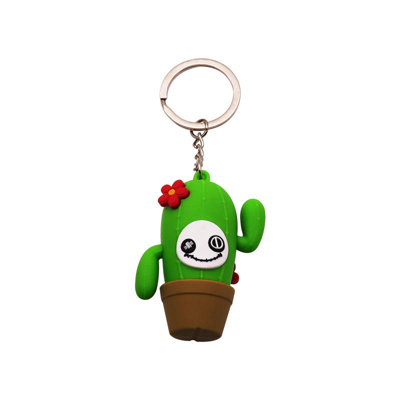 Custom PVC & 3D Keychains | Cute Cactus Keychains