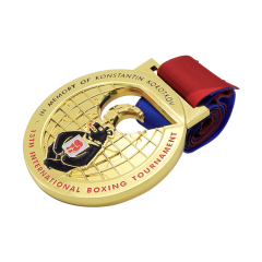 Custom Sports Medals | Bear Emblem Championship Medals