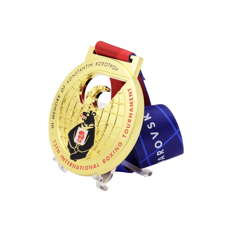 Custom Sports Medals | Bear Emblem Championship Medals