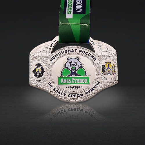 Custom Sports Medals | Bear Emblem Championship Medals