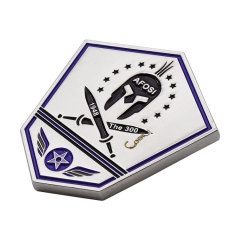 Custom Military Enamel Challenge Coins | Police Shield Commemorative Coins