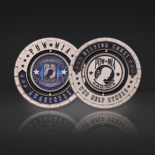 Custom Rotatable Enamel Challenge Coins | Multifunctional Service Coins