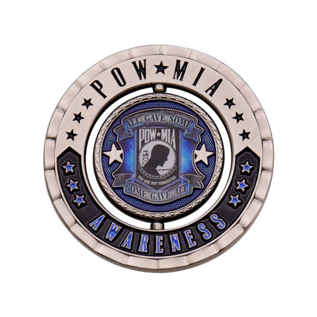 Custom Rotatable Enamel Challenge Coins | Multifunctional Service Coins
