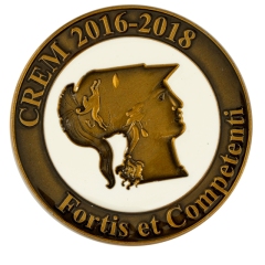 Custom Antique Challenge Coins | Copper Plated Landmark Profile Coins