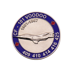 Custom Military Enamel Challenge Coins | Veteran Support Flag Coins