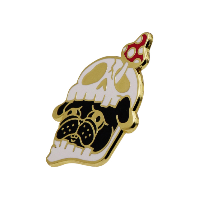 Custom Hard Enamel Badges | Cartoon Slime & Monster Insect Pins