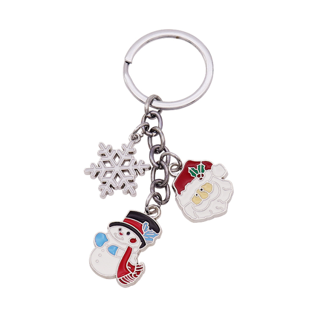 Custom Soft Enamel Keychains | Christmas Charm Keychains