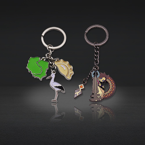 Custom Soft Enamel Keychains | Fantasy Charm Character Keychains