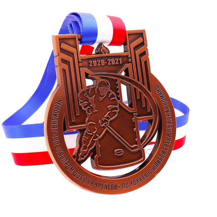 Custom Sports Medals | Hockey Player Award Medals