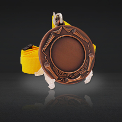 Custom Sports Medals | Antique Copper Blank Center Medals