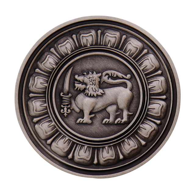 Custom 3D Antique Challenge Coins | Silver Plated Engraved Coins