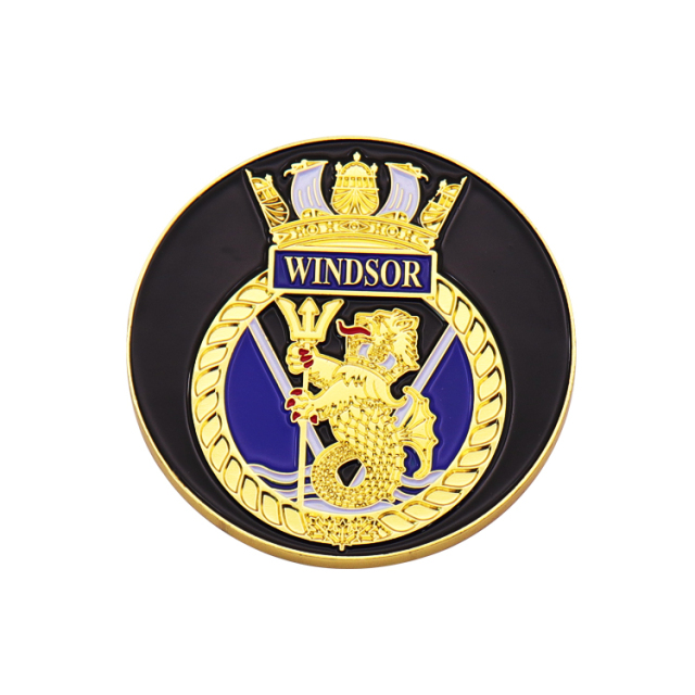 Custom Military Enamel Challenge Coins | Gold & Silver Plated Service Coins