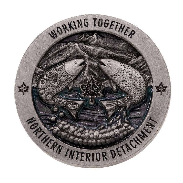 Custom 3D Antique Challenge Coins | Silver Plated Engraved Coins